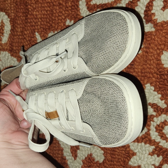 Olukai Pehuea Li Sneakers Womens Size 7 Lace Up Drop-in Heel Breathable Mesh - Picture 4 of 12